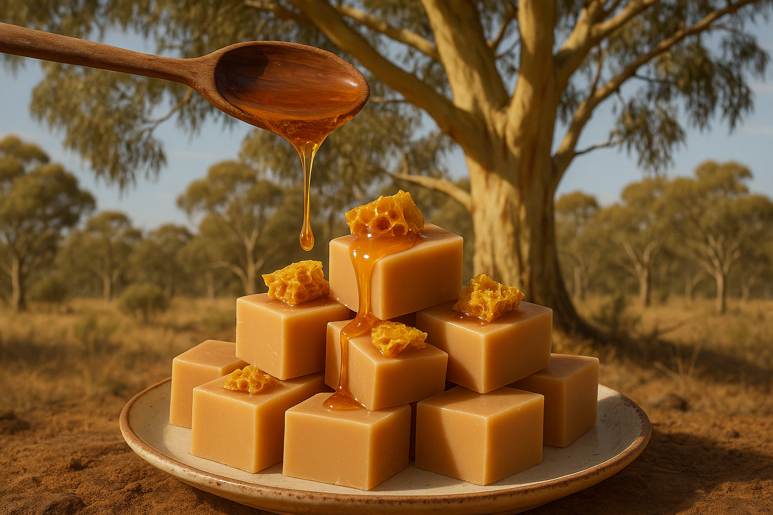 make the fudge a light caramel colour